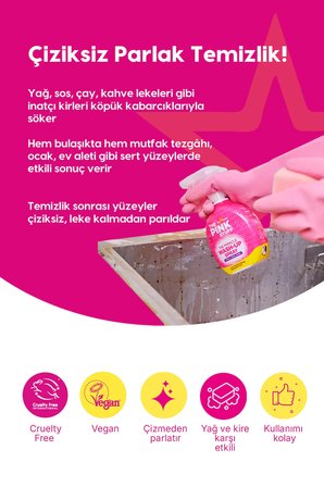 Wash-up Bulaşık Ve Yağ Çözücü Sprey Avantaj Paket 3x500 ml