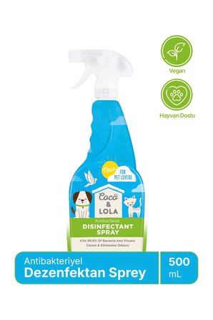 Dezenfektan Sprey-Bakteri ve virüslerin %99,9'unu öldürür ve kokuları temizler-500ml
