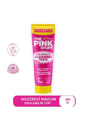 Sıkılabilir Temizlik Macunu 300gr-Yanmış Yağ ve Zorlu Lekeler-Vegan-Mutfak ve Banyo Kolay Kullanım