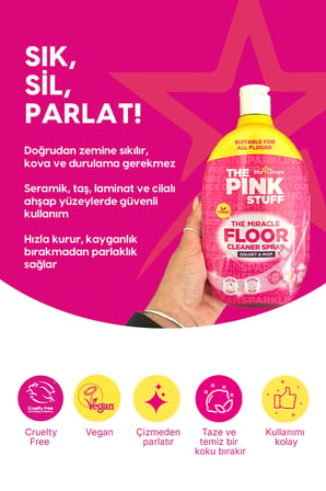 BAHAR Temizlik Paketi Evbakım Seti-Çok Amaçlı-Mutfak-Banyo-Ocak-Avantajlı Set
