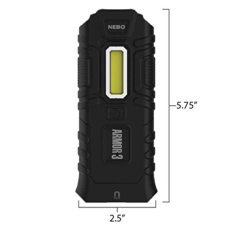 Nebo 6526 Armor 3 360 Lümen LED Fener