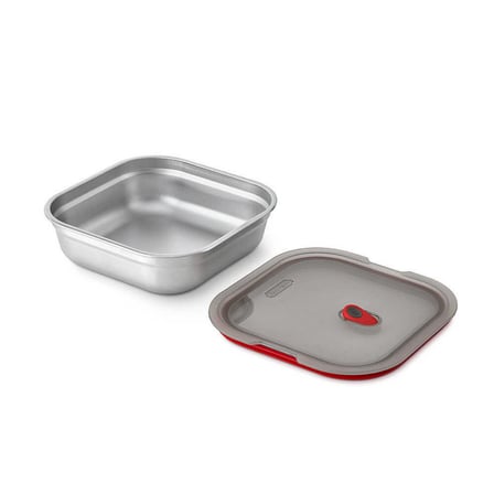 Black+Blum Small 1,1 lt Kare Çelik Saklama Kabı (FBSS-SQ-S017-EN)