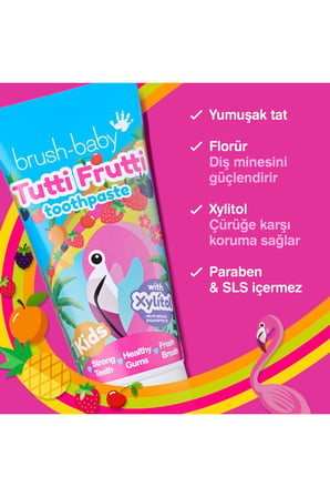 3+ Yaş Çocuk Diş Macunu - Tutti Frutti Aromalı - 50 ml