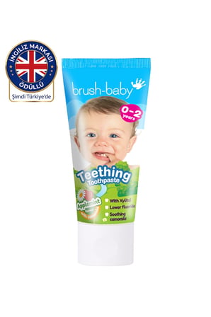 0-2 Yaş Bebek Diş Macunu - Papatya Özlü Rahatlatıcı Etki - Yumuşak Elma Nanesi Aromalı - 50 ml