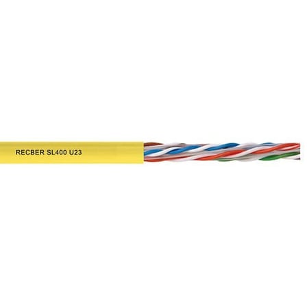Reçber Cat6 UTP 23 AWG H.F. Data Kablo Sarı 506022