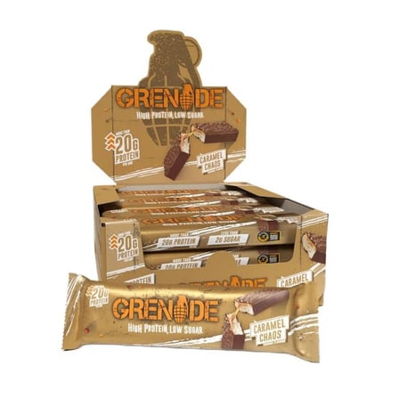 Grenade Protein Bar Caramel Chaos 60g x 12 Karamel Aroma