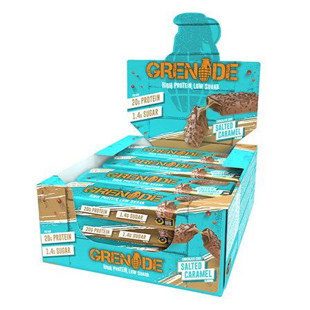Grenade Protein Bar 60 Gr 12 Adet - TUZLU KARAMEL