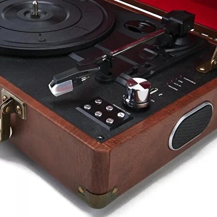 Gpo Attache Case Vintage Brown Retro Pikap Kahverengi
