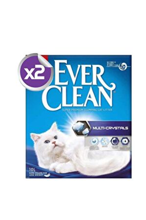 Ever Clean Multi Crystal Kedi Kumu 10 Lt X2 Adet