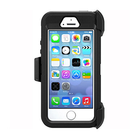 OtterBox iPhone SE/5S/5 Defender Kılıf - Siyah