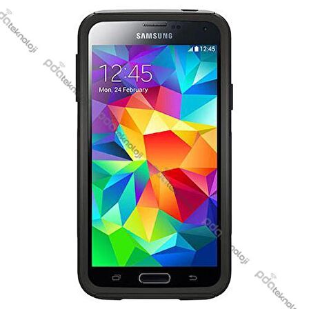 Otterbox Galaxy S5 ile Uyumlu Commuter Kılıf  Siyah
