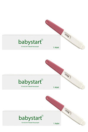 Babystart ECO Erken Gebelik/Hamilelik Testi - [ 3 Test ]