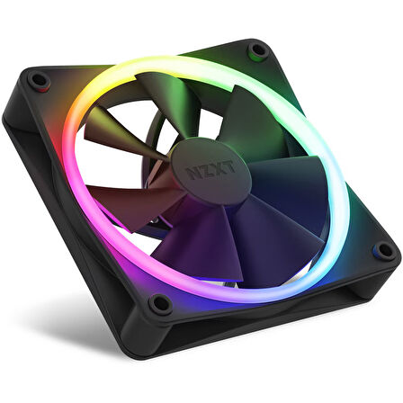 NZXT F120 RGB Siyah 120 mm Fan (3'lü Set) RF-R12TF-B1