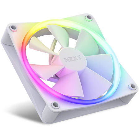 NZXT F120 RGB Beyaz 120 mm Fan (3'lü Set) RF-R12TF-W1