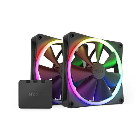 NZXT F140 RGB Siyah 120 mm Fan (2'li Set) RF-R14DF-B1