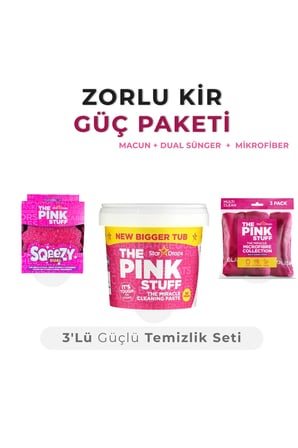 Zorlu Kir Güç Paketi - 3'lü Güçlü Temizlik Paketi (Macun-Bez-Dual)