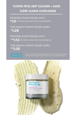 Flower Petal Deep Cleanser & Mask - Çift Etkili Peeling ve Maske 40g