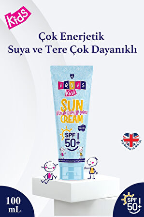 Aquas Kids SPF 50+ Sun Cream Çocuk Güneş Kremi