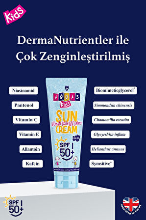 Aquas Kids SPF 50+ Sun Cream Çocuk Güneş Kremi