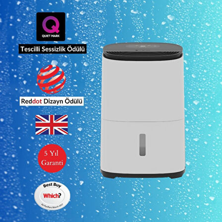 MeacoDry Arete Two 25L Nem Alma ve Hava Temizleme Cihazı