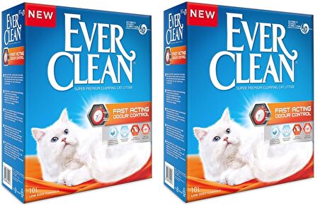 Ever Clean Fast Acting Hızlı Koku Emen Kedi Kumu 10 L (2 ADET)