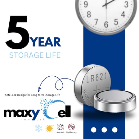 Maxycell 12 Adet Ag5 (LR754,393)  1.5 V Alkalin Düğme Pi