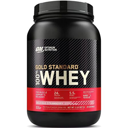 Optimum Gold Standard Whey Protein Tozu Çilek 908GR