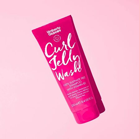 Umberto Giannini Curl Jelly Wash B5 Vitaminli Bukle Belirginleştirici Vegan  Şampuan  250 ML