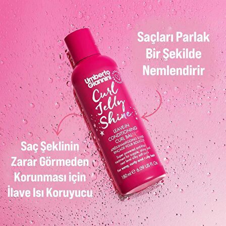 Umberto Gianni Curl Jelly Shine Balm Durulama Gerektirmeyen Saç Bakım Kremi