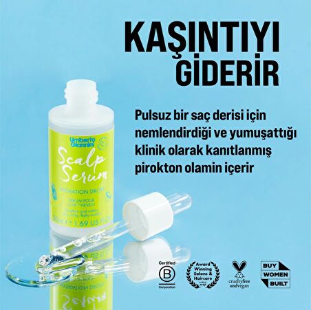 Saç Derisi İçin Bitki Özlü Nemlendiri Serum 50 ML