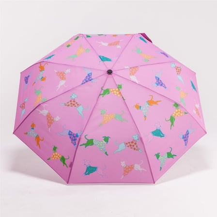 Original Duckhead Duck Kompakt Şemsiye Dogs İn Pink Cp111