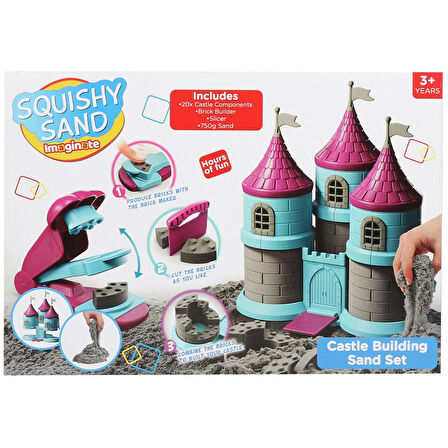 Imaginate Squishy Sand Peri Masalı Kinetik Kum ile Kale Yapım Seti