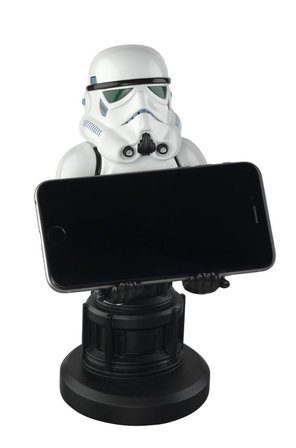 Star Wars Stormtrooper Dualsense Dualshock Oyun Kolu Kablo Tutucu Telefon Uyumlu Cable Guys Lisanslı Orijinal