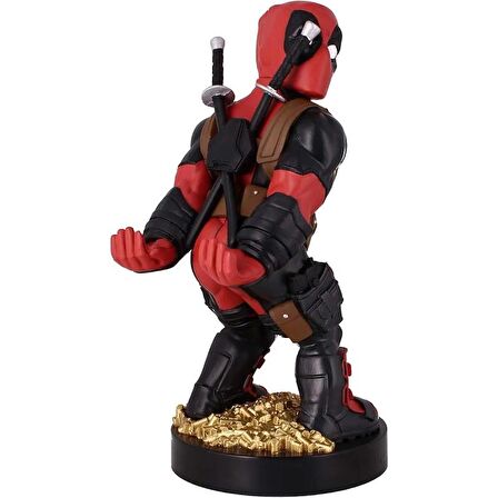 Deadpool Marvel Dualsense Dualshock Oyun Kolu Kablo Tutucu Telefon Uyumlu Cable Guys Lisanslı Orijinal