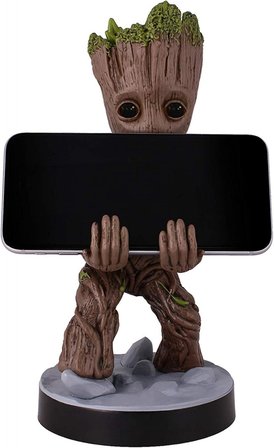 Baby Groot Dualsense Dualshock Oyun Kolu Kablo Tutucu Telefon Uyumlu Cable Guys Lisanslı Orijinal