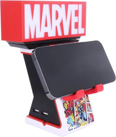 Marvel Comics Işıklı Stand Dualsense Dualshock Oyun Kolu Tutucu Telefon Uyumlu Cable Guys Lisanslı Orijinal