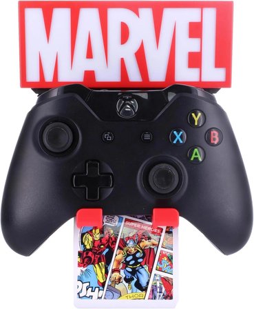 Marvel Comics Işıklı Stand Dualsense Dualshock Oyun Kolu Tutucu Telefon Uyumlu Cable Guys Lisanslı Orijinal