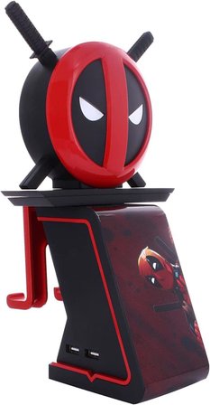 Marvel Deadpool Dualsense Dualshock Oyun Kolu Kablo Tutucu Telefon Uyumlu Cable Guys Lisanslı Orijinal
