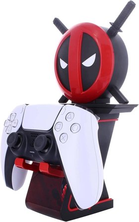 Marvel Deadpool Dualsense Dualshock Oyun Kolu Kablo Tutucu Telefon Uyumlu Cable Guys Lisanslı Orijinal