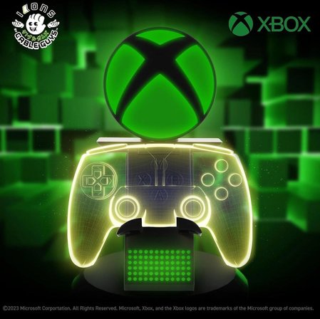 Xbox icon Işıklı Stand Dualsense Dualshock Oyun Kolu Tutucu Telefon Uyumlu Cable Guys Lisanslı Orijinal