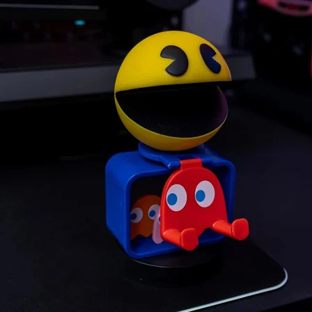 Bandai Pac-Man Dualsense Dualshock Oyun Kolu Tutucu Telefon Uyumlu Cable Guys Lisanslı Orijinal Pacman