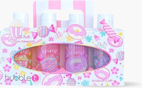 Bubble T Sweetea & Shower Gel Collcetion Banyo Duş Jeli 4x100Ml BT4017