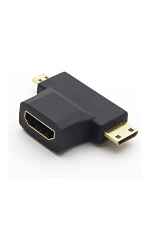 Mini - Micro Hdmi Çevirici Dönüştürücü Adaptör Aparatı