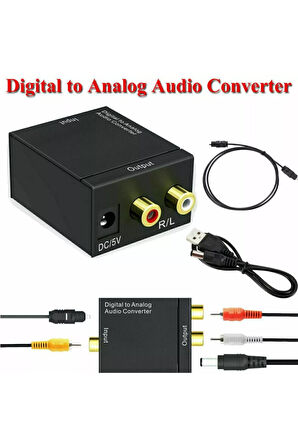 Digital to Analog HD232 Audio Converter Ses Çevirici Adaptör