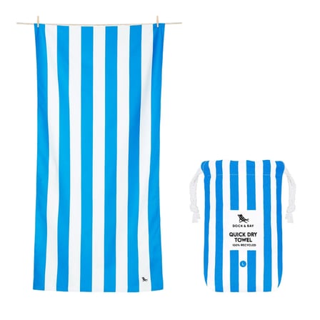 Dock And Bay Plaj Havlusu Cabana XL Bondi Blue