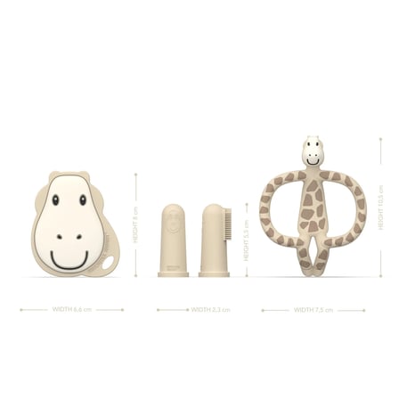 Matchstick Monkey "Ilk Dislerim" Silikon Baslangic Seti / Giraffe