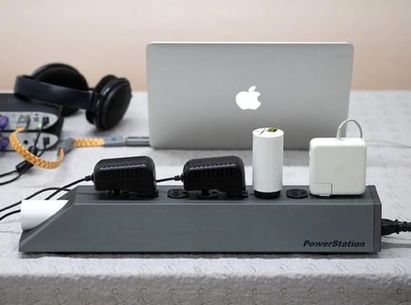 SilentPower PowerStation, 6 Çıkışlı Aktif Güç Filtresi, EMI/RFI Gürültü Engelleyici, Hi-Fi Güç Dağıtım Ünitesi