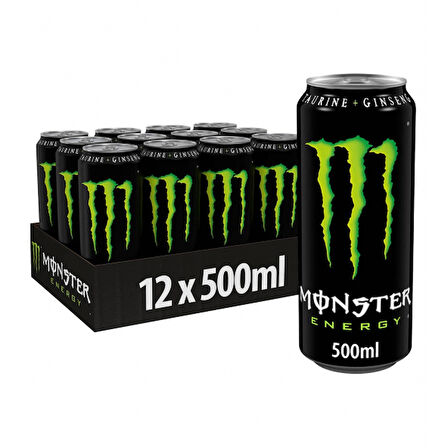 Monster Enerji İçeceği 500 ml 12'li