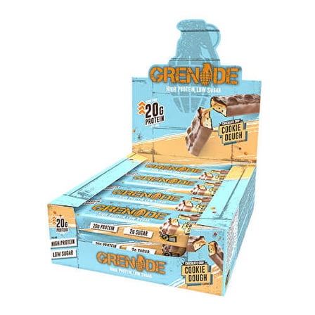 Grenade Protein Bar 60 Gr 12 Adet - ÇİKOLATA PARÇACIKLI KURABİYE