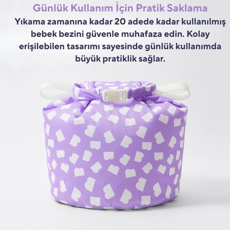 Bambino Mio Su Geçirmez Bebek Bezi Saklama Çantası Xl Wet Bag Bold